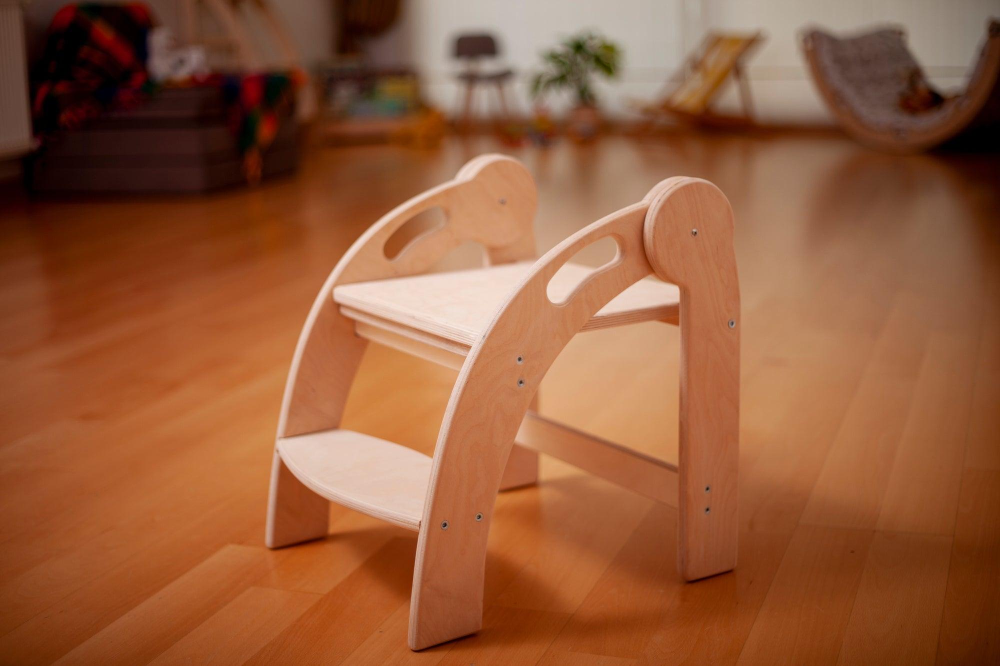 Foldable Montessori Step Stool - Play. Learn. Thrive. ™