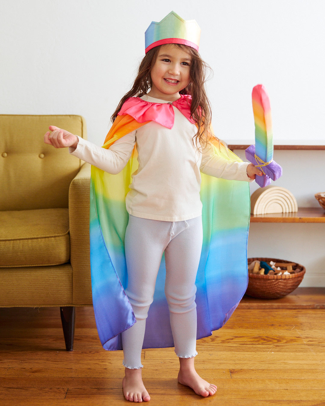 Sarah's Silks Rainbow Cape