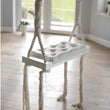 Vintage Wooden Swing in Cream Velvet - Play. Learn. Thrive. ™