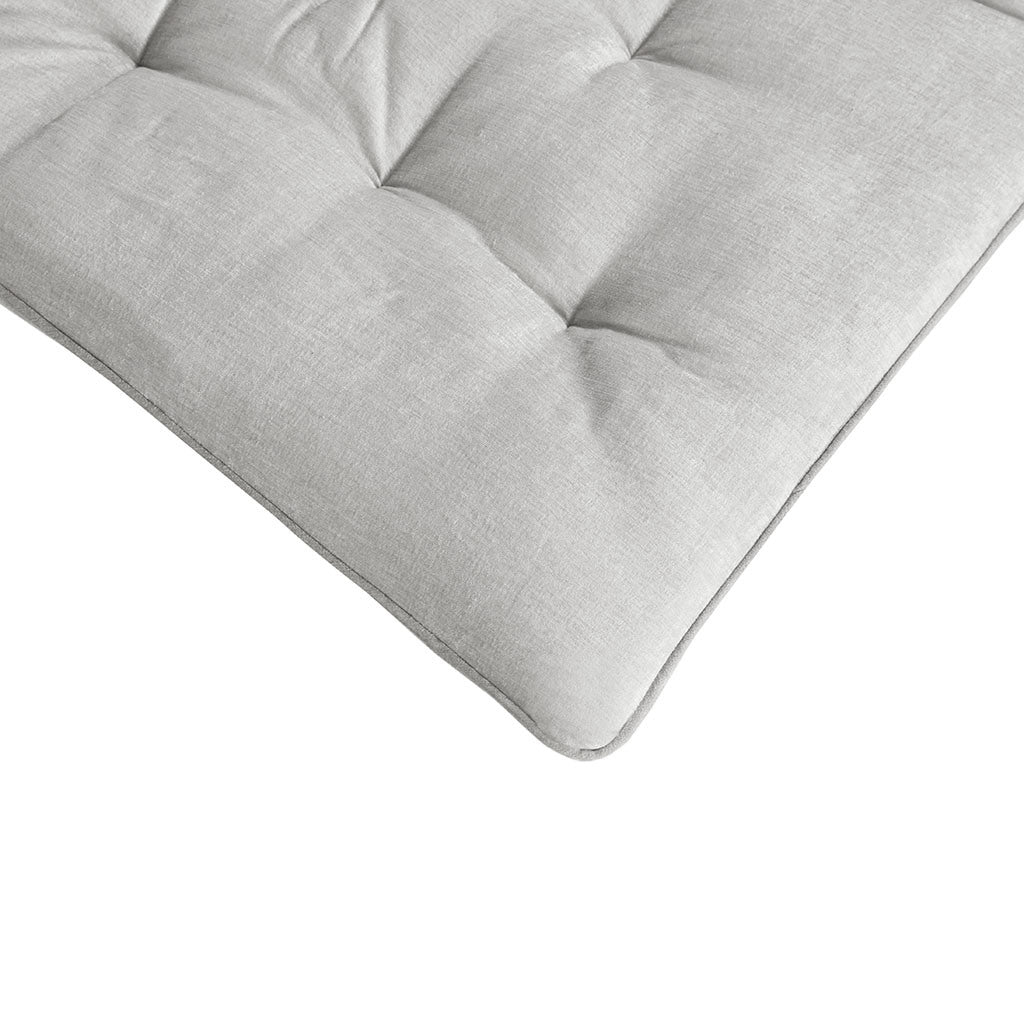 Poly Chenille Lounge Floor Pillow Cushion in Grey - Play. Learn. Thrive. ™