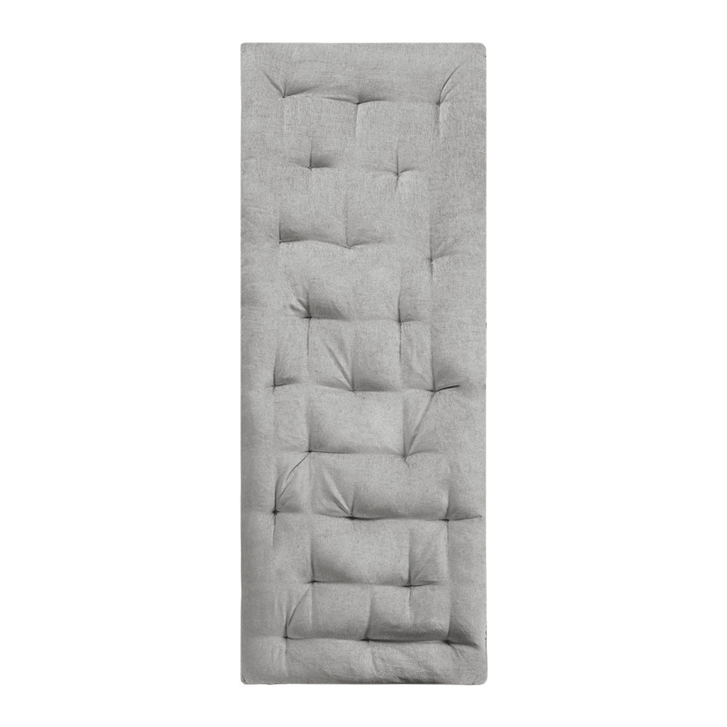 Poly Chenille Lounge Floor Pillow Cushion in Grey - Play. Learn. Thrive. ™