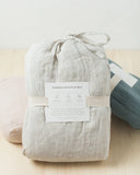 Stone Washed Linen Quilted Play Mat - Play. Learn. Thrive. ™